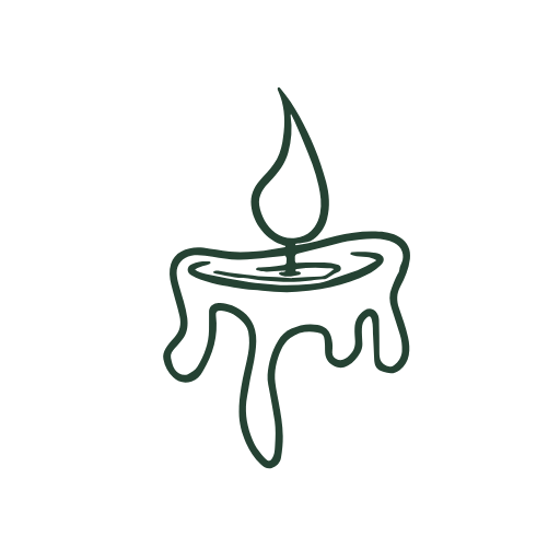 HOT WAX candle mark logo